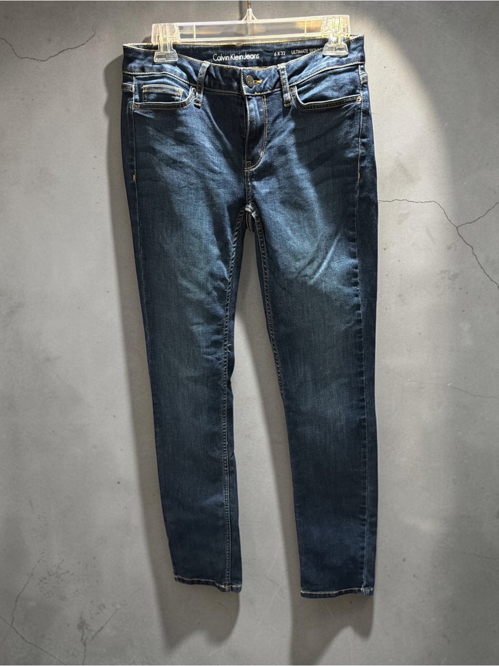 Calvin Klein Jeans Indigo Blue Mid-Rise Denim